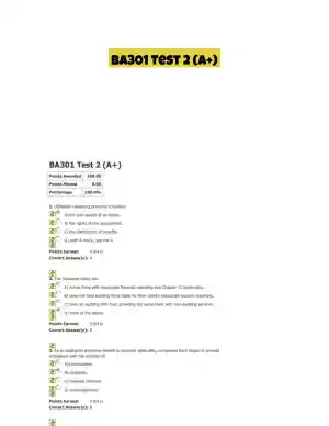 BA301 Test 2 (A+)