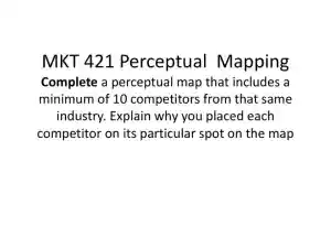 MKT 421 Perceptual Mapping Complete