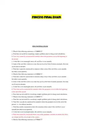 FINC510 Final Exam