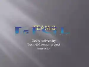 Marketing Management Personal Marketing Plan