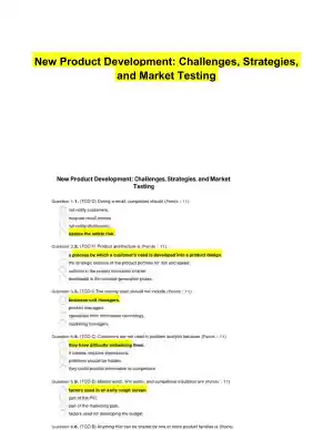 New Product Development: Challenges, Strategies, and Market Testing