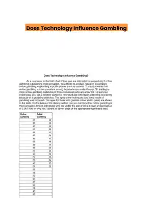 Does Technology Influence Gambling