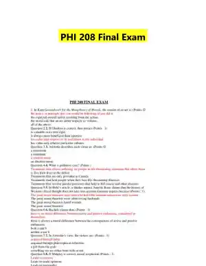 PHI 208 Final Exam