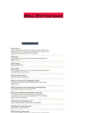 BOLC 2015 Final Exam
