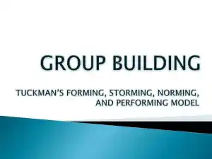 TUCKMAN�S FORMING, STORMING, NORMING, AND PERFORMING MODEL GROUP BUILDING