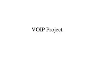 VOIP Project
