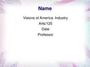 Visions Of America Arts/125