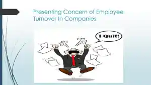Presenting Concern Of Employee Turnover In Companies