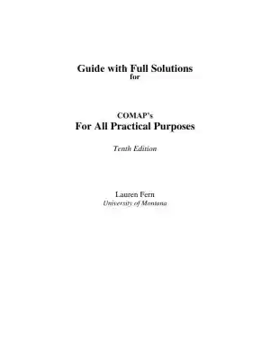 All Practical Purposes: Mathematical Literacy in Today's World Tenth Edition Solution Manual