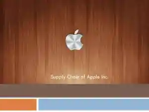 Supply Chain Of Apple Inc.