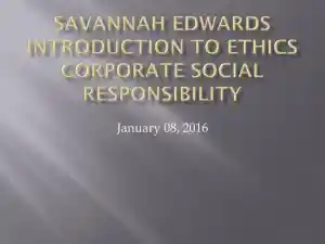 Corporate Social Responsibility