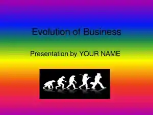Evolution Of Business