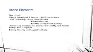 What Is Pepsi? Brand Elements