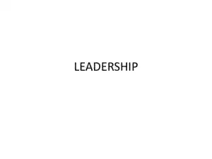 Vision & Prediction As Leadership Skills