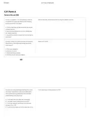 CP Form A Practice Exam With Answers (108 Solved Questions)