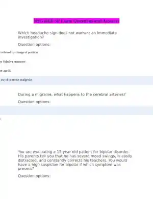 APEA, NSG6020 Nursing 3P Exam With Answers (75 Solved Questions)