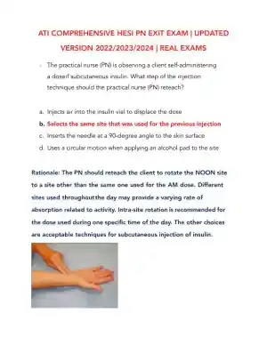 2022-2024 HESI PN Child Care Comprehensive Exit Exam With Answers (115 Solved Questions)