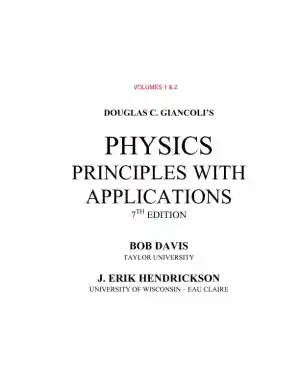 Solution Manual for Physics: Principles with Applications, 7th Edition