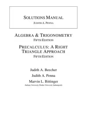 Solution Manual for Algebra and Trigonometry, 5th Edition
