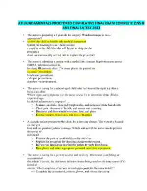 ATI Maternity Proctored Exam Version 3 With Answers (9 Solved Questions)