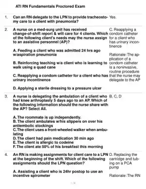 2023 ATI Mental Health Proctored Exam with Answers (99 Solved Questions)