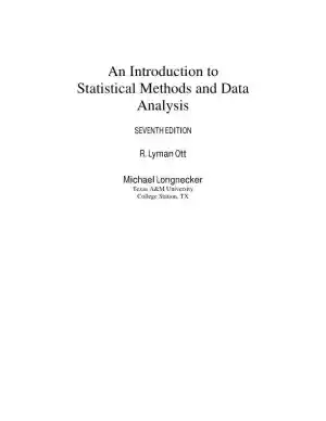 An Introduction To Statistical Methods And Data Analysis, 7th Edition Solution Manual
