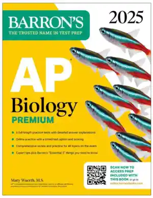 AP Biology Premium, 2025: Prep Book with 6 Practice Tests + Comprehensive Review (2024)