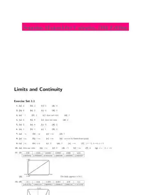 Solution Manual for Calculus, 10th Edition