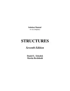 Solution Manual for Structures, 7th Edition