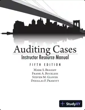 Solution Manual for Auditing Cases: An Interactive Learning Approach, 5th Edition