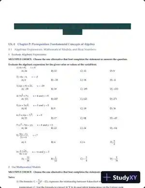 Test Bank for College Algebra Essentials, 5th Edition