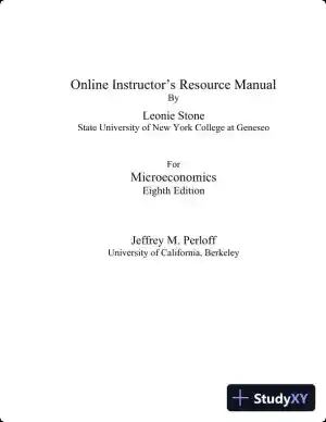 Solution Manual for Microeconomics, 8th Edition