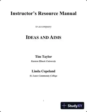 IDEAS & Aims For College Writing, MLA Update Solution Manual