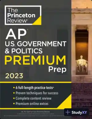 Princeton Review AP U.S. Government and Politics Premium Prep, 2023: 6 Practice Tests (2022)