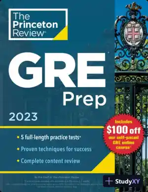 Princeton Review GRE Prep, 2023: 5 Practice Tests + Review and Techniques (2022)