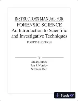 Test Bank For Forensic Science, 4th Edition