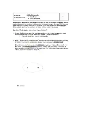 Covalent Bonds (Gizmo)