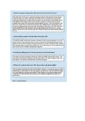 For the Birds Questions Arya Valluri