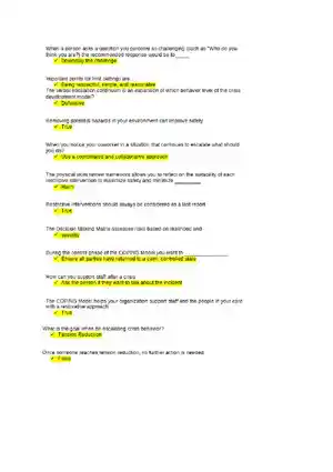CPI Training Quiz (GRADED A) Questions and Answer 