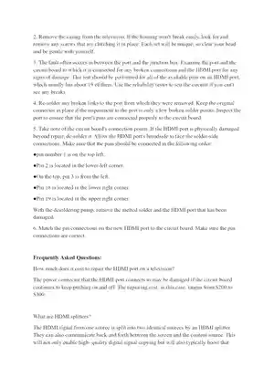 How to Repair a Broken HDMI Port-A Step-by-Step Gu