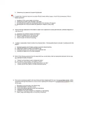 Musculoskeletal NCLEX Questions