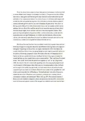 Bossa Nova vs Jazz A Comparative Analysis of Two P