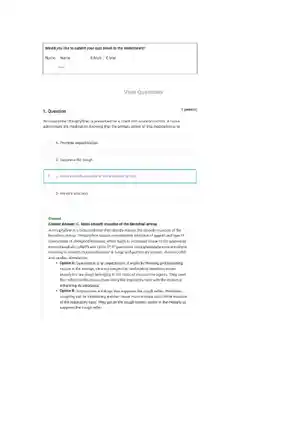 Comprehensive Respiratory System Disorders NCLEX C