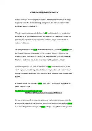 TEAS 7 Chemistry Review 
