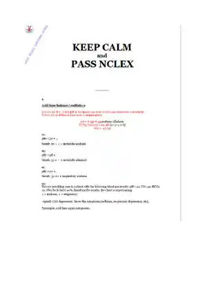 NCLEX Acid Base Balance Ventilators