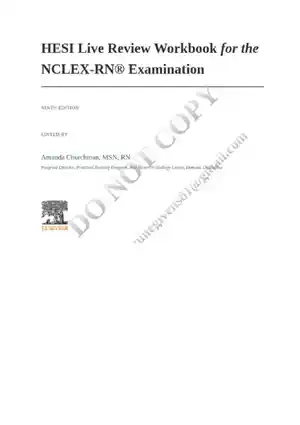 HESI Live Review Workbook for the NCLEX