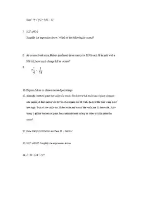 Teas Math Study Guide