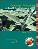 Computer Accounting With Sage 50 Complete Accounting by Carol Yacht - Image 1