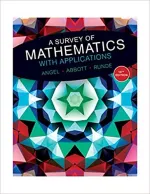 A Survey Of Mathematics With Applications by Allen R. Angel, Christine D. Abbott, Dennis Runde - Image 1