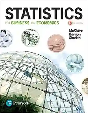 Cover of Statistics For Business And Economics by James T. McClave, P. George Benson, Terry Sincich